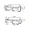 Funda Chaise Longue multielastica Render