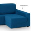 Funda de sofá chaise longue elástica Rustica