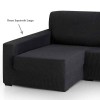 Funda de sofá chaise longue elástica Rustica