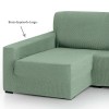 Funda de sofá chaise longue elástica Rustica