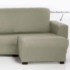 Funda de sofá chaise longue elástica Rustica