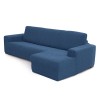Fodera Per Divano Chaise Longue Super Elastica Indigo