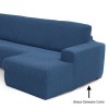 Fodera Per Divano Chaise Longue Super Elastica Indigo