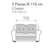 Wendbarer Chester Couch Cover Sofabezug