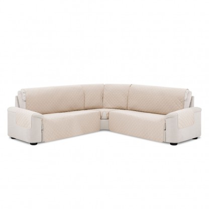 Cubre Rinconera acolchada reversible Couch Cover