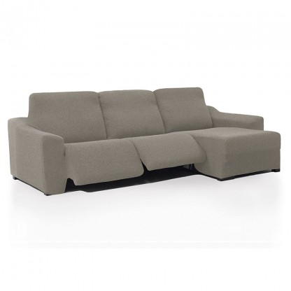 Capa De Sofá Chaise Longue Relax Elástica Índigo