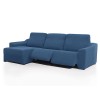 Capa De Sofá Chaise Longue Relax Elástica Índigo
