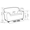 Sofa Deckung elastische Diamant