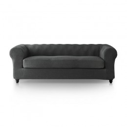 Bi-Stretch Sofahusse für Chesterfield-Sofa Stark – zweiteilig