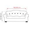 Housse de Canapé Super-Élastique Chesterfield Milos