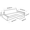 Funda Chaise Longue Friheten Bali