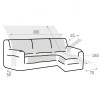 Salvasofá Chaise Longue DRY PROTECT
