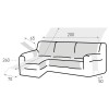 Salvasofá Chaise Longue DRY PROTECT